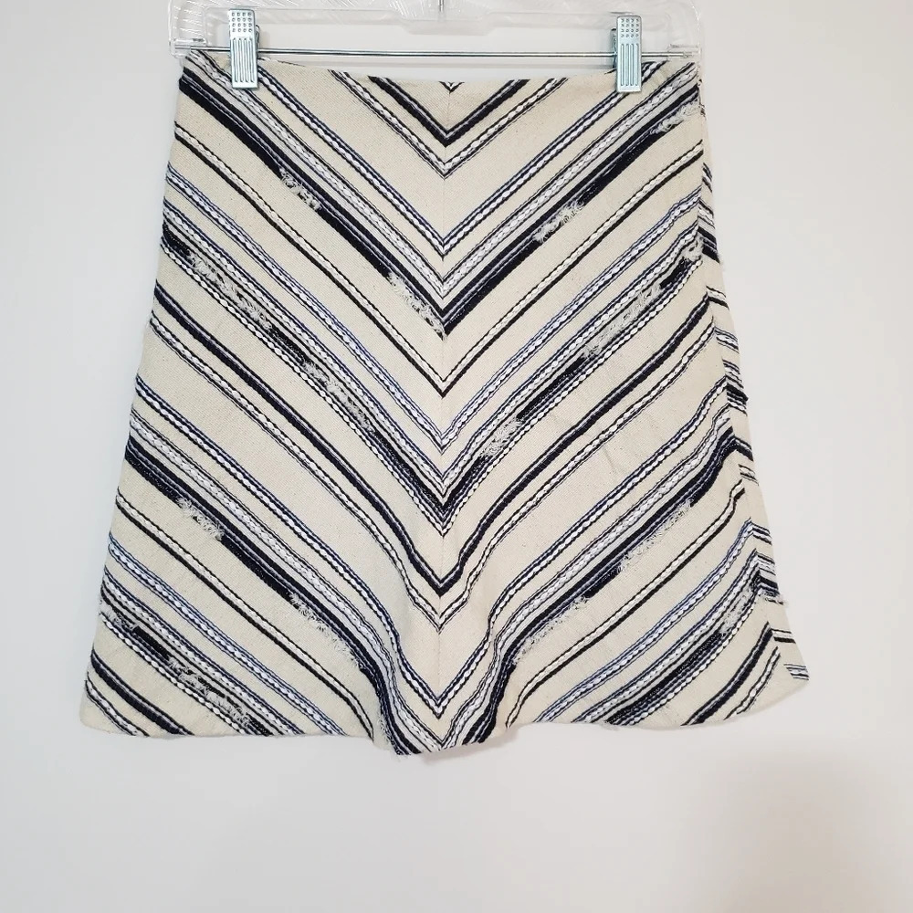 Zara Basic Textured A Line Skirt